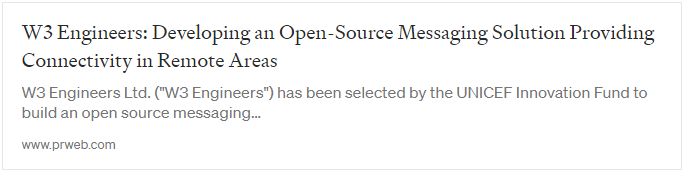 open source messaging in prweb 